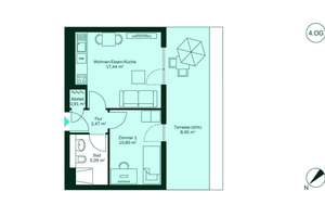 Eigentumswohnung mit großer Dachterrasse im Waldpanorama – Wiltbergstraße 100, 13125 Buch, Berlin – Vorschaubild 8