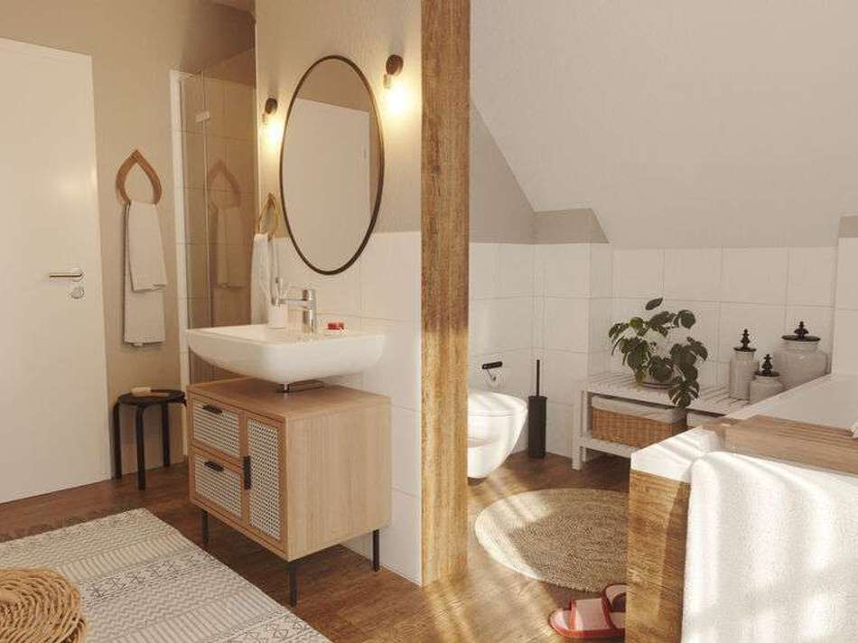 Wohnbeispiel Badezimmer.