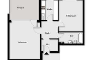 Attraktive 2-Zimmer-Whg. mit Garten-Terrasse in ruhiger, rückwärtiger Lage – Die vollständige Adresse der Immobilie erhältst du vom Anbieter., 28329 Radio Bremen, Bremen – Vorschaubild 12