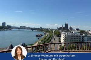 2-Zimmer-Wohnung mit traumhaftem Rhein- und Domblick
