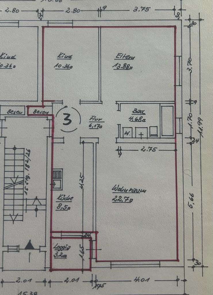 Immobilie in Ober-Ramstadt - (provisionsfrei)  3-Zimmer Erdgeschosswohnung mit Garten in Ober-Ramstadt - Bild 1