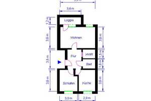 2-Zimmerwohnung Magdeburg – Johannes-R.-Becher-Str. 36, 39128 Magdeburg – Vorschaubild 2
