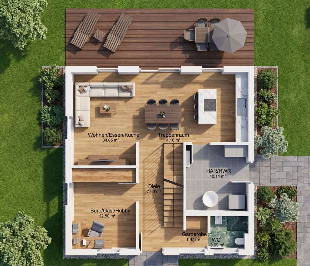 Immobilie in Waldburg - Exklusives Design für höchste Ansprüche: Inkl. GRUNDSTÜCK! - Bild 3