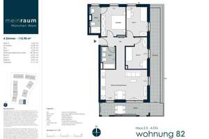 Helle und gut geschittene 4-Zimmer-Wohnung mit Dachterrasse – Die vollständige Adresse der Immobilie erhältst du vom Anbieter., 81249 Lochhausen, München – Vorschaubild 14