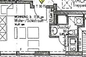 helle 1 Zimmer DG-Wohnung im Herzen von Essen-Werden – Körholzstr. 5-7, 45239 Werden, Essen – Vorschaubild 2