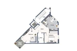 Schöne Eigentumswohnung mit Terrasse in attraktiver Lage – Die vollständige Adresse der Immobilie erhältst du vom Anbieter., 47259 Huckingen, Duisburg – Vorschaubild 12
