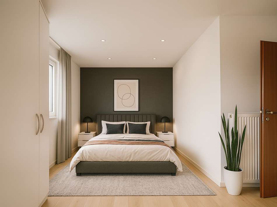 Schlafzimmer (digitales Stagin