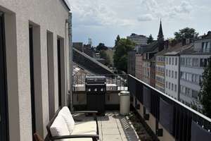 Wohnen mit Charakter: 3-Zimmer-Wohnung mit Terrasse im Frankenberger Viertel