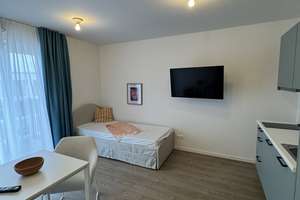 Vollmöbliertes Business-Apartment mit Balkon in Düsseldorf-Heerdt – Hansaallee 253, 40549 Heerdt, Düsseldorf – Vorschaubild 5
