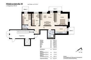 Erstbezug nach Modernisierung: großzügige Vier-Zimmer-Wohnung mit 3 Balkonen – Hildebrandstraße 30, 76227 Durlach, Karlsruhe – Vorschaubild 14