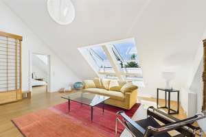 Stilvoll wohnen über den Dächern – vollmöblierte Design-Dachgeschosswohnung mit Dachterrasse und Kli – Die vollständige Adresse der Immobilie erhältst du vom Anbieter., 81547 Giesing, München – Vorschaubild 7