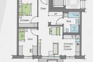 ERSTBEZUG: Moderne und hochwertige Neubauwohnung, barrierefreie – Erlangen – Vorschaubild 1