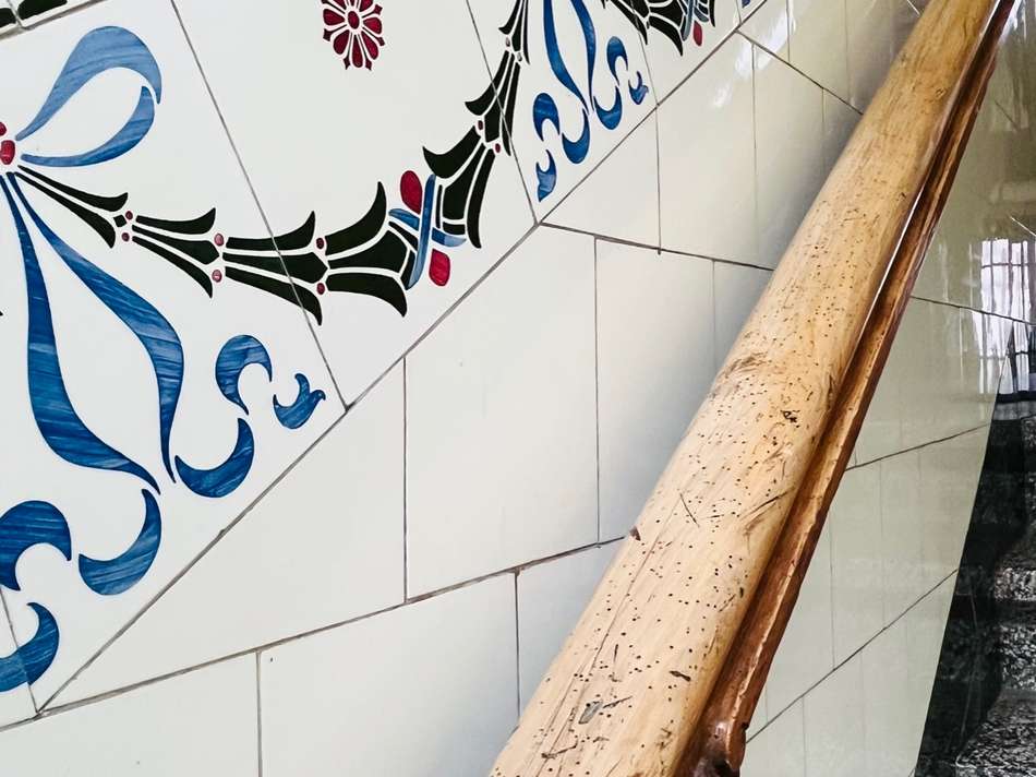 originales Jugendstil Treppenh