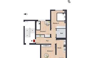 Erdgeschosswohnung mit Essbereich // EG rechts – Breslauer Str. 257, 38440 Laagberg, Wolfsburg – Vorschaubild 4