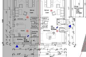 Doppelhaushälfte mit Keller inkl. Grundstück, KfW 40,  Energieklasse A+ mit PV-Anlage, Wärmepumpe – 40591 Wersten, Düsseldorf – Vorschaubild 3