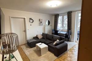Helle und gepflegte 2-Zimmer-Wohnung mit Einbauküche und Keller – Die vollständige Adresse der Immobilie erhältst du vom Anbieter., 80997 Moosach-Bahnhof, München – Vorschaubild 1