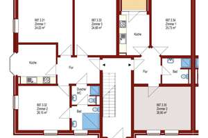 NUR FÜR STUDENTEN/AZUBIS/SCHÜLER! Frei ab 01.08.2026! 1 - Zimmer Wohnung in einer 2 er-WG im Erdgesc – Ammerländer Heerstr. 389 a, 26129 Wechloy, Oldenburg (Oldenburg) – Vorschaubild 2