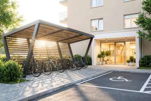 Praktische Ein-Raum-Wohnung im Neubau mit Balkon (We 1)