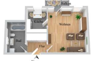 * Helles großes Apartment mit schöner Aussicht - ID 6576 * – Die vollständige Adresse der Immobilie erhältst du vom Anbieter., 1127 Pieschen-Süd, Dresden – Vorschaubild 2