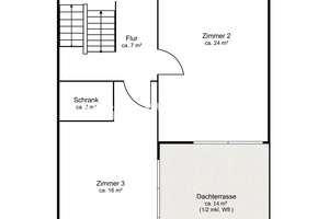 Sonnige Maisonette-Endetage im Grünen! – Die vollständige Adresse der Immobilie erhältst du vom Anbieter., 22297 Alsterdorf, Hamburg – Vorschaubild 8