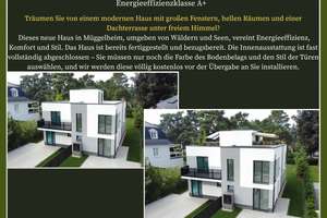Neubau 2025 (A+): Doppelhaushälfte, 150 m², 4 SZ, 2 Bäder, Terrasse, provisionsfrei – Enkenbacher Weg 106, 12559 Müggelheim, Berlin – Vorschaubild 2