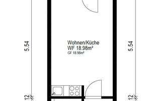 Erstbezug nach Komplettsanierung: Hochwertig möblierte 1 Zimmer Wohnung mit Balkon ab 01. September – Hochstraße 21A, 81539 Obere Au, München – Vorschaubild 10
