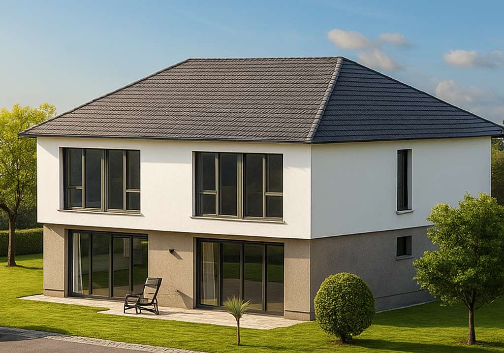 Immobilie in Gornau - Idyllisches KfW40 Doppelhaus mit Wärmepumpe und Photovoltaik - Bild 0