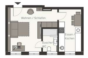 1-Zimmer-Wohnung in zentraler Lage im Stuttgarter Westen – Lindenspürstraße 29b, 70176 Rosenberg, Stuttgart – Vorschaubild 5