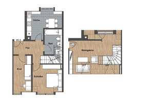 ** Wunderschöne 3-Raum Maisonettewohnung mit Loggia, Parkett und FHZ **EBK möglich** WE 09** – Ludwigstraße 64, 4315 Leipzig – Vorschaubild 2
