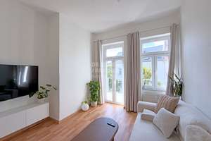 Helle und gepflegte 2-RW mit Südbalkon und moderner Einbauküche in Gohlis-Süd – 4155 Gohlis-Süd, Leipzig – Vorschaubild 3