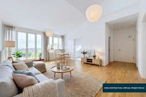 Dachgeschosswohnung mit Südterrasse in grüner Wohnlage in Johannisthal