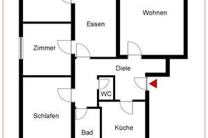 *** Idyllisches Familienglück im Grünen: 5 Zimmer-Wohnung in Mannheim-Gartenstadt *** – Die vollständige Adresse der Immobilie erhältst du vom Anbieter., 68305 Waldhof, Mannheim – Vorschaubild 8