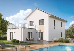 Modernes Poolhaus mit Charme