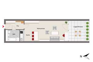 Weitblick über das Olympiadorf: Bezugsfreies Apartment mit Südloggia im denkmalgeschützten Ensemble – Die vollständige Adresse der Immobilie erhältst du vom Anbieter., 80809 Am Riesenfeld, München – Vorschaubild 16