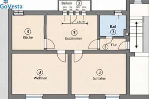 Süße 3-Raumwohnung mit großem Potenzial in charmanter Gegend – 4425 Taucha – Vorschaubild 10
