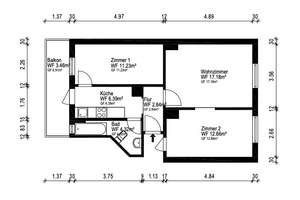 Stuttgart-West: 3 helle Zimmer mit großzügigem Balkon, ruhiger Lage & Gestaltungspotenzial – Die vollständige Adresse der Immobilie erhältst du vom Anbieter., 70176 Rosenberg, Stuttgart – Vorschaubild 6