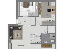 Stilvolle Maisonettewohnung mit 3,5 Zimmern, Dachterrasse, Kamin und Nähe zum  Rhein – Die vollständige Adresse der Immobilie erhältst du vom Anbieter., 40547 Niederkassel, Düsseldorf – Vorschaubild 14