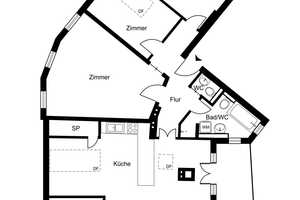 Am Lausitzer Platz, Kreuzberg: Elegante 5-Zimmer-Dachgeschosswohnung mit Südterrasse und maßgefertig – Berlin – Vorschaubild 2