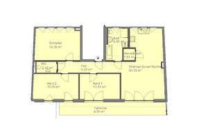 Erstbezug durch Aufstockung - 01.09.2026! Tolle 4-Zimmer-Wohnung mit Terrasse und Blick ins Grüne – Söderblomstr. 7, 90439 Sündersbühl, Nürnberg – Vorschaubild 13