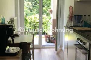 Tauschwohnung: Schöne 2ZKDB mit Garten gegen 3ZKDB mit Balkon