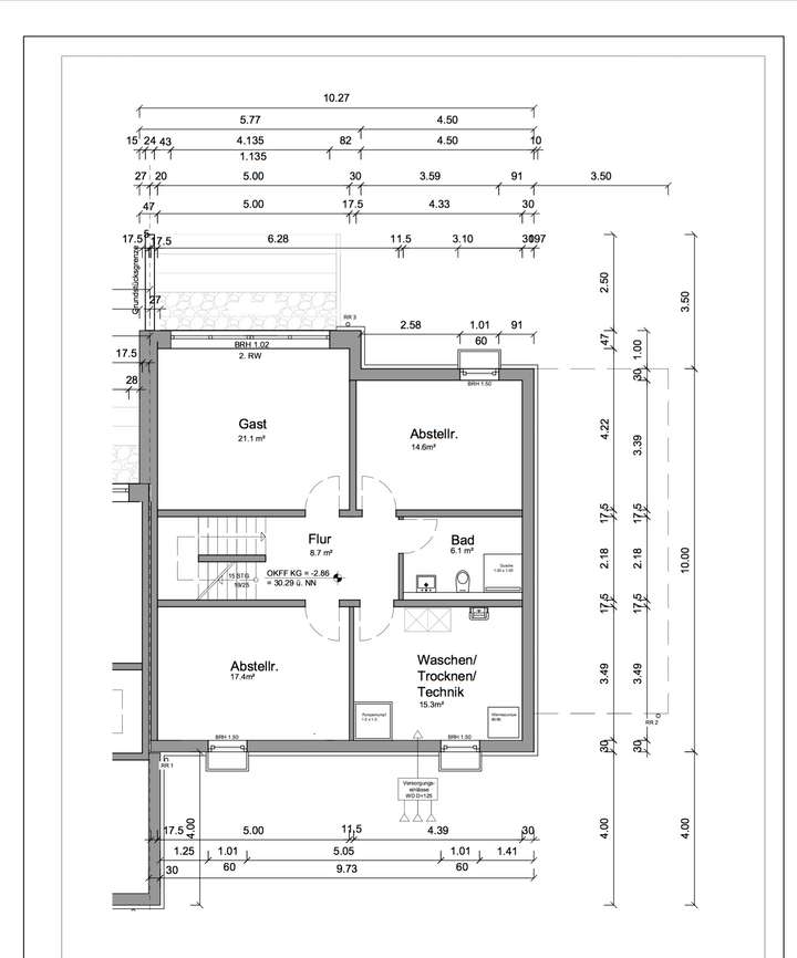 Grundriss Untergeschoss