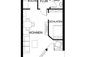 Ostseenah wohnen – Gepflegte, möblierte Erdgeschosswohnung mit Schwimmbad – Die vollständige Adresse der Immobilie erhältst du vom Anbieter., 23570 Travemünde, Lübeck – Vorschaubild 15