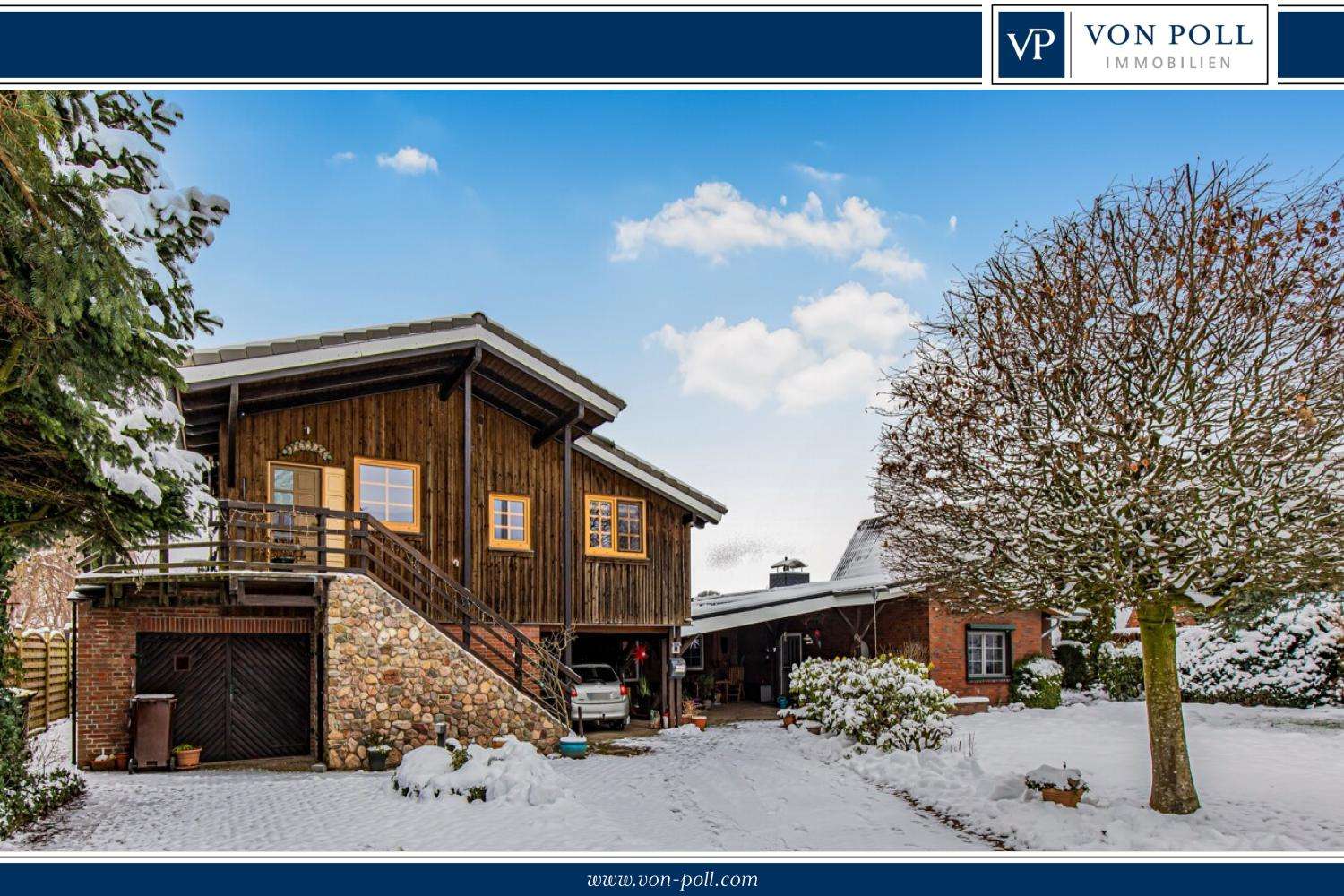 Naturnaher Bungalow mit Einliegerwohnung und Ausbaupotenzial, Rendsburg Eckernförde Kreis – Bild 1