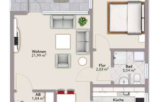 Gepflegte Stadtwohnung mit Balkon in Oldenburg – Die vollständige Adresse der Immobilie erhältst du vom Anbieter., 26123 Donnerschwee, Oldenburg (Oldenburg) – Vorschaubild 21