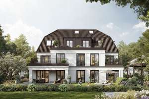 NEUBAU: 5-Zimmer-Maisonette-Dachgeschosswohnung mit Terrasse. 
2 Ebenen, 3 Schlafzimmer, 2 Bäder – Vollmannstraße 34, 81927 Englschalking, München – Vorschaubild 3
