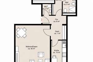 Erdgeschosswohnung in Köln-Junkersdorf mit Garten – Die vollständige Adresse der Immobilie erhältst du vom Anbieter., 50858 Junkersdorf, Köln – Vorschaubild 13