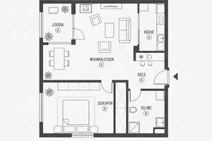 Attraktives Immobilienpaket – 4 Eigentumswohnungen in gepflegter Wohnanlage – Die vollständige Adresse der Immobilie erhältst du vom Anbieter., 74080 Böckingen, Heilbronn – Vorschaubild 6