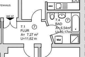 Stilvolle ETW mit Top-Ausstattung! + Parkett + Fußbodenheizung + Wanne & Dusche + Balkon + LED-Licht – Die vollständige Adresse der Immobilie erhältst du vom Anbieter., 4159 Möckern, Leipzig – Vorschaubild 6