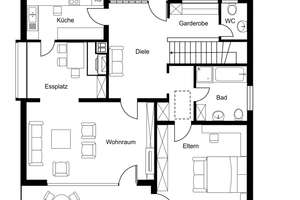 Vermietetes Einfamilienhaus mit Balkon, Terrasse und großem Garten – Die vollständige Adresse der Immobilie erhältst du vom Anbieter., 36275 Kirchheim – Vorschaubild 14