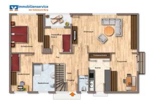 Gepflegtes und modernisiertes Ein-/Zweifamilienhaus in reizvoller Wohnlage von Kürten – Die vollständige Adresse der Immobilie erhältst du vom Anbieter., 51515 Kürten – Vorschaubild 2